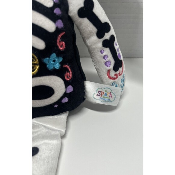 Spark Puppy Dog Plush Day Of The Dead Halloween Sugar Skull 15” NWT Toy - Picture 5 of 7